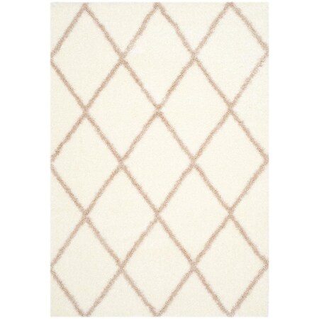 Safavieh Montreal Shag Runner Rug, Ivory and Beige - 2 ft. - 3 in. x 7 ft. SGM831F-27